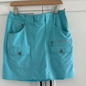 Jamie Sadock Blue Golf Cargo Skirt Casual M